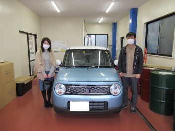 ラパンモードご納車
